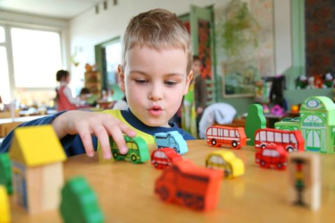 Kita Eingewöhnung durch den Vater