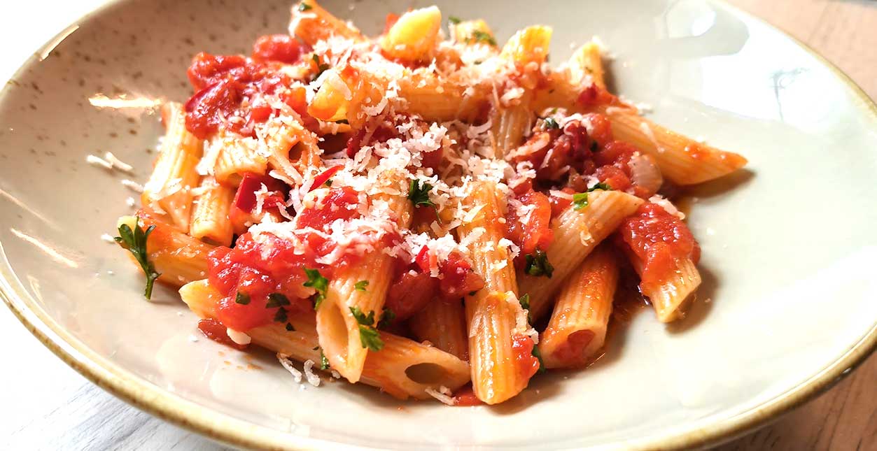 Papakocht Penne Arrabbiata Penne Arrabbiata